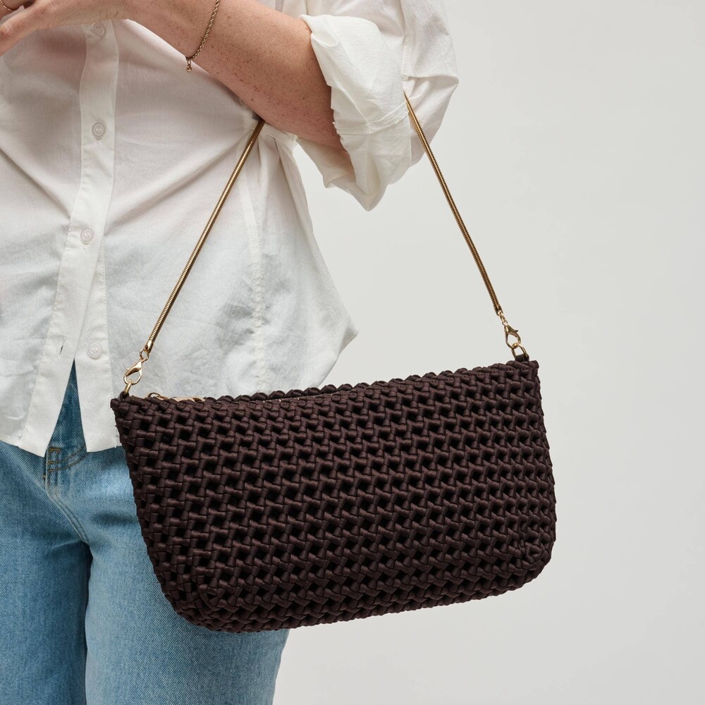 Sol and Selene - Eclipse Clutch Shoulder Bag - Sand